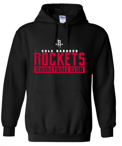 Hoodie - Rockets Hoodie (BLACK) - Custom w/Name on Back