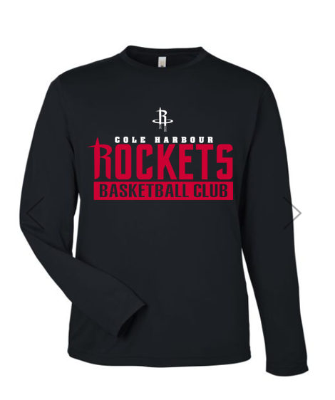 Dry Fit Tee- Rockets Long Sleeve With Name