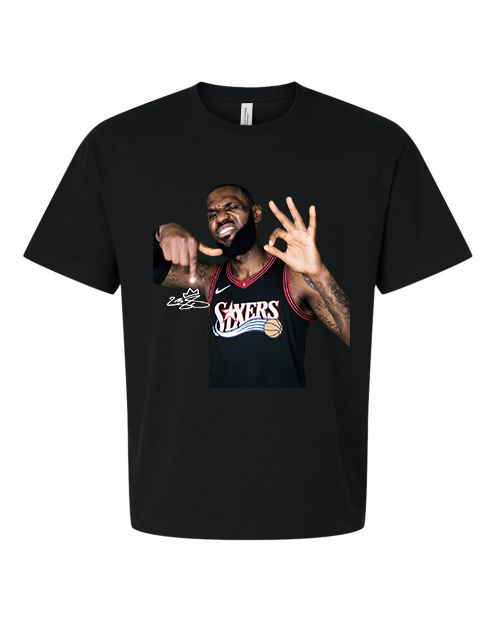 Graphic Cotton T - James Sixers2