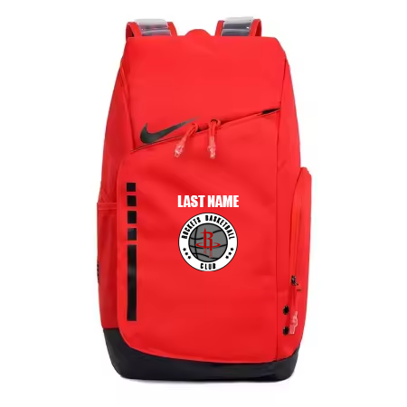 Back Pack - Red Elite - Rockets Custom - Embroidered