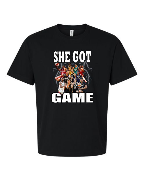 Graphic Cotton T - She Got Game