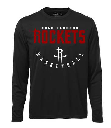Dry Fit Tee- Rockets Long Sleeve With Name