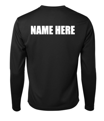 Dry Fit Tee- Rockets Long Sleeve With Name