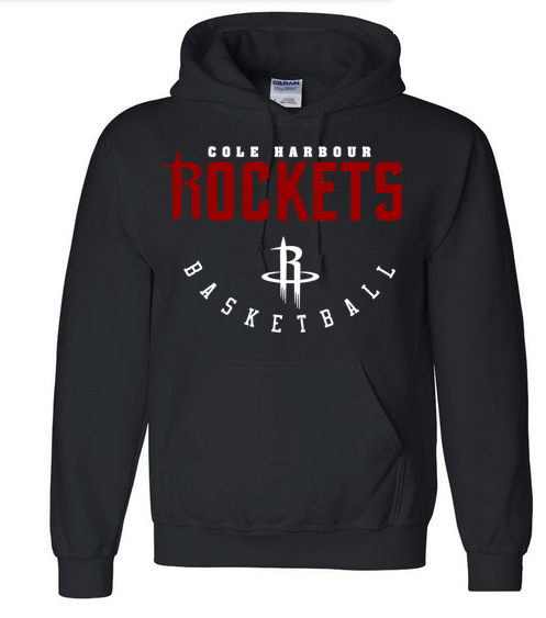 Hoodie - Rockets Hoodie (BLACK) - Custom w/Name on Back