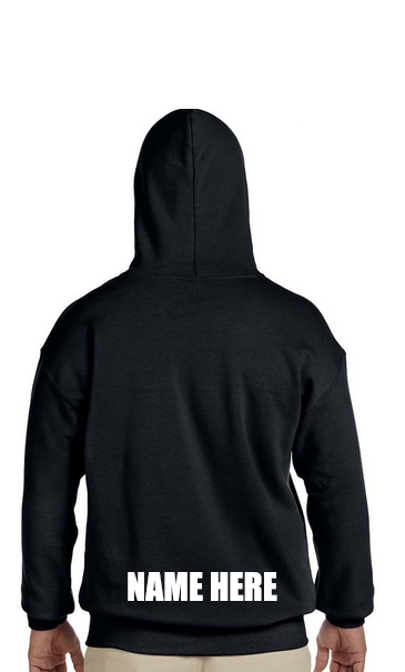 Hoodie - Rockets Hoodie (BLACK) - Custom w/Name on Back