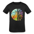 Kids' Tri-Blend T-Shirt - heather black