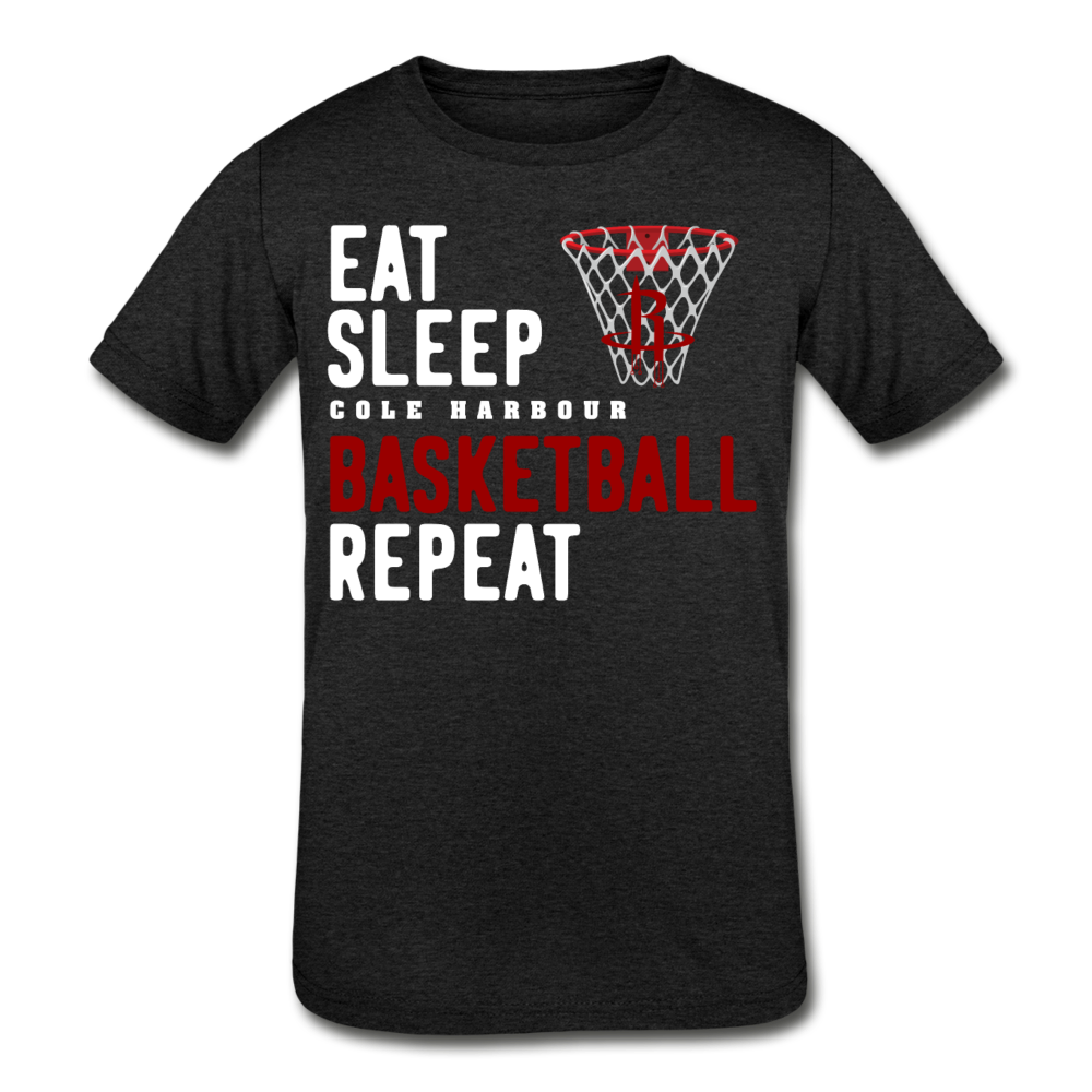 Kids' Tri-Blend T-Shirt - heather black