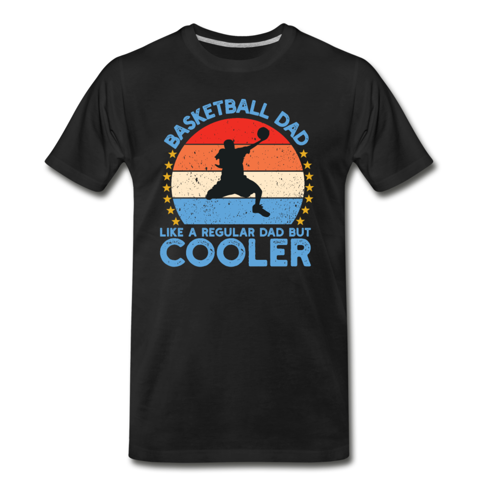 Men's Premium T-Shirt BBall Dad - black