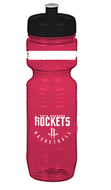 Sport Bottle - 25 oz. - Translucent - Push Pull Lid ROCKETS